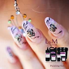 L&M Nail painting art design soak off uv led gel nail polish 1kg bulk package