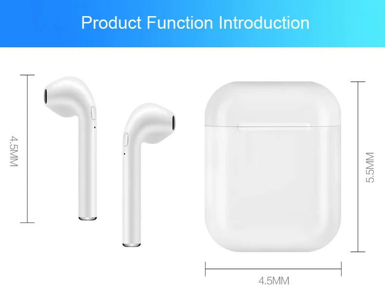 I9s tws Wireless Headphone Amazon Best Selling Low Price True Wireless Stereo Colorful Earphone Headset Earbuds with Charging Bo - ANKUX.COM