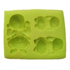 2019 Wholesale Baby Shape Silicone Cake Mould for Fondant