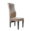 YCX-F013 Over 5years service life good quality fabric to upholster high back dining room chair