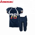 Youth blank wholesale custom american football uniforms