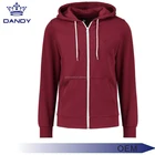 Sports long zipper hoodies custom embroidered hoodies and sweatshirts for Men