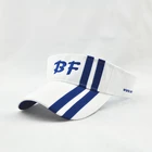 Blank Sun Visor Sports Hat with Inserts Mesh Fabric