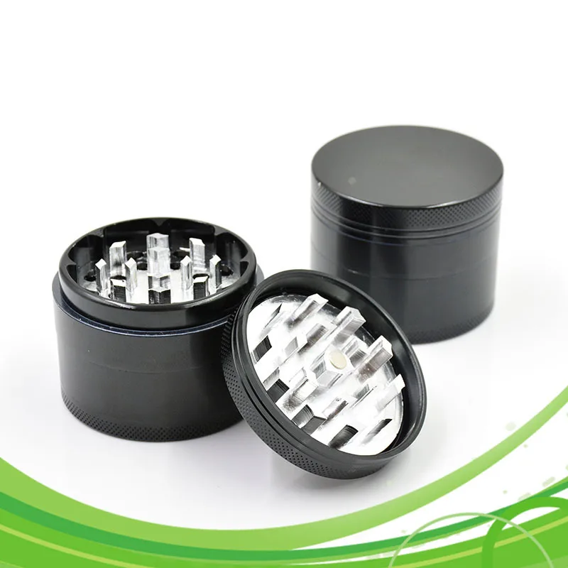 Smoking Metal Herb Grinders Weed Grinder for Tobacco 56mm 4 Parts Aluminum Alloy