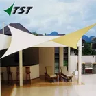 Plastic sun shade sail cloth waterproof sun shade sail fabric on sale