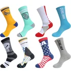 Wholesale Unisex Custom Embroidery Logo Men Crew Sport Socks