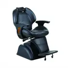 2020 Custom Reclining Salon Furniture Black Barber Chairs For Hairdressing