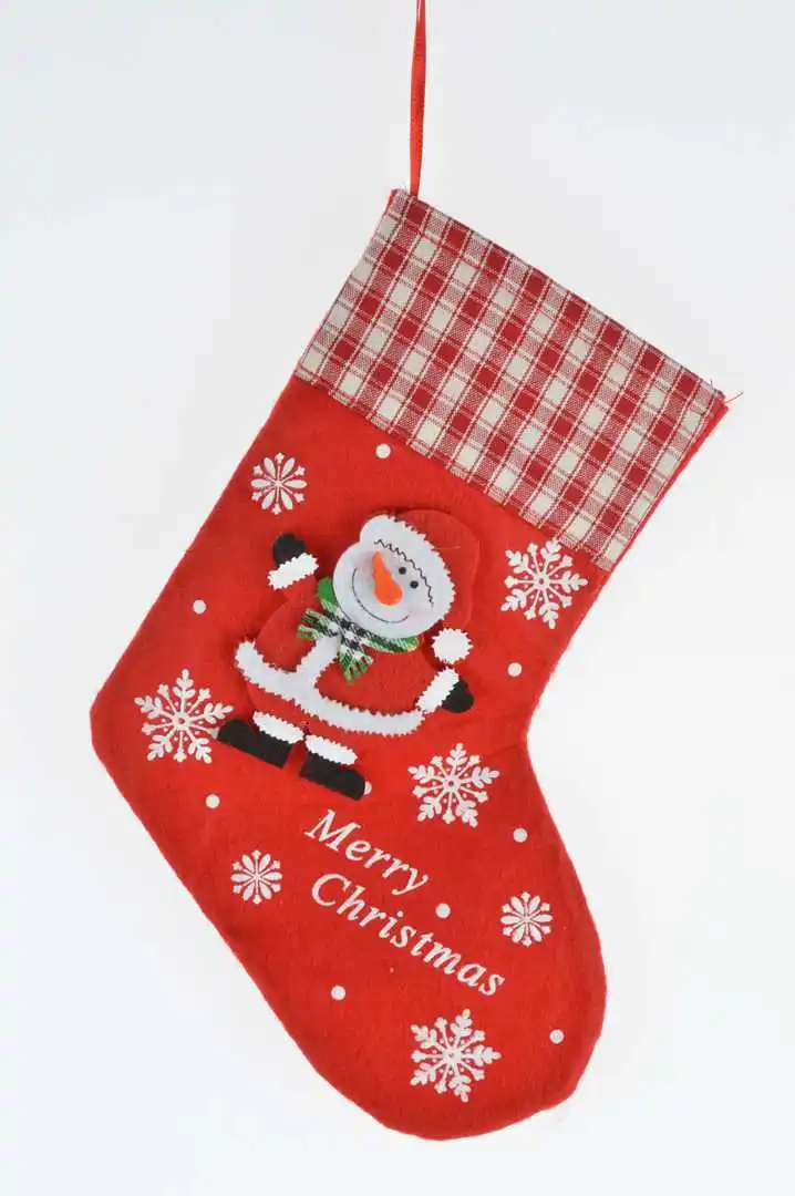 felt slippershanging socks santa snowman christmas gifts socks