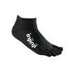 Custom Wholesale Men's black Mini Crew Coolmax Five Finger Injinji Toe socks