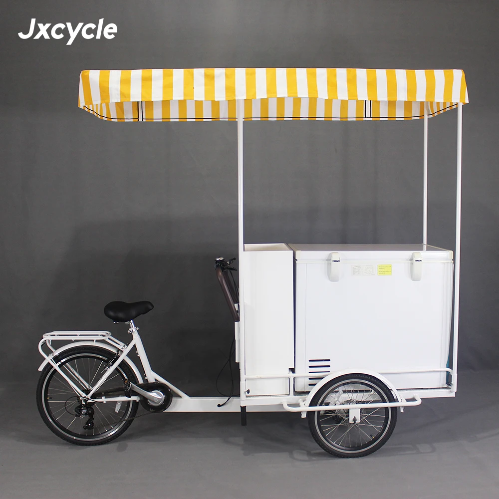 3 wheel ice cream tricycle