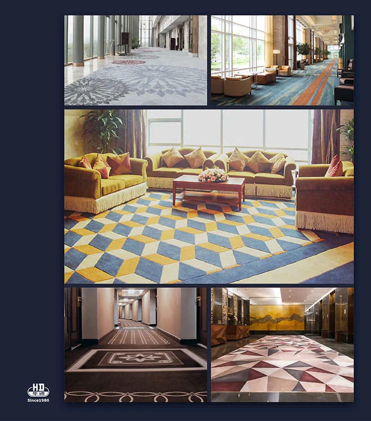 For Middle East Market 5 Star Hotel Flooring Commercial Axminster Carpet