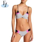 Classic Cut Double Lined Sexy Printed Seamless Reversible Brazilian Bikini