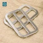 SK Wholesale Custom Size Belt Buckles Fashion Square Belt Alloy Buckle Adjustment Button for Coat