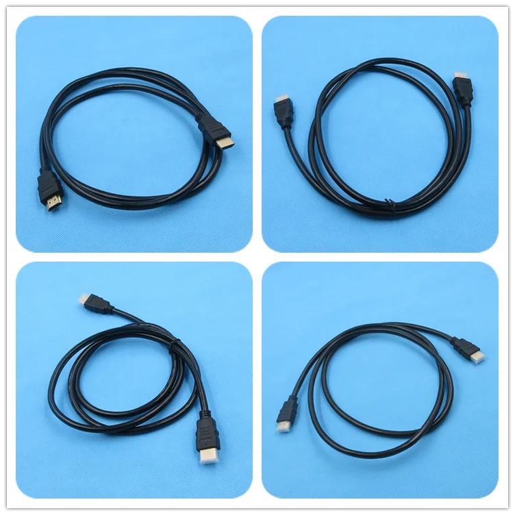 high speed black gold plated male to male HDTV hdmi cable 1.4version - ANKUX.COM