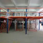 Heavy duty steel warehouse high usage rate mezzanine floor storage racking system
