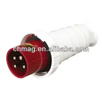 Industrial power plug 125A 4P 440V IP67