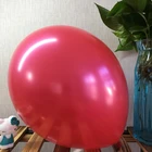 High quality 11 12 Inch globo metalic latex ballons Hebei Factory red metalic baloons