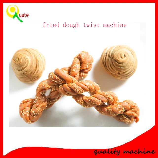 sweet crispy wheat flour snacks twisted fried dough machine