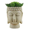 Decorative Succulent Planter 4 Inch Vintage Hand Painted Buddha Planter Pot