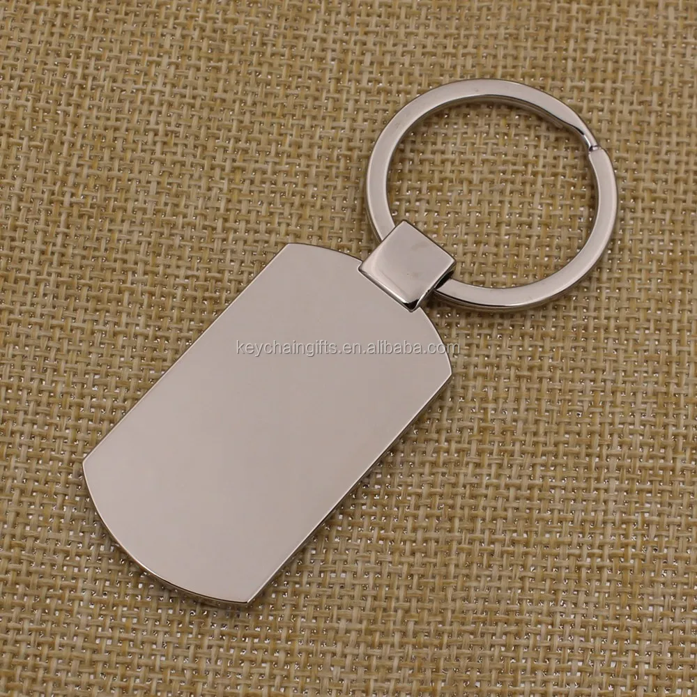 Promotion gifts custom metal blank key tag