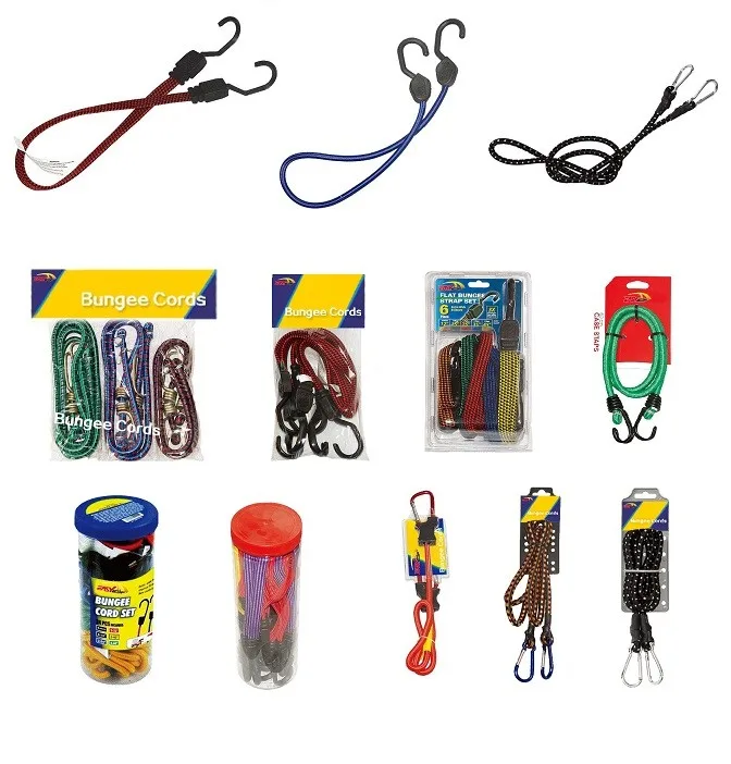 bungee cords with hooks/nice looking packaging thick bungee cord