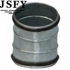 Round Spiral Duct Air Vent For HVAC System 45/30/15 degree Elbow