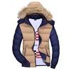 Wholesale Fur Parka hoody winter short down jacket for man