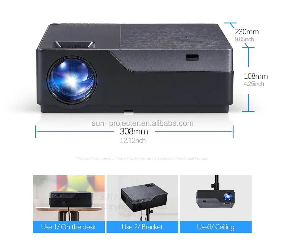 Aun Full Hd Projector M X P Native Resolution P Beamer