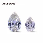 10x7/ 9x7mm Pear Cut Moissanite Diamond Pear Shaped Stone