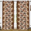Cheap Indian polyester faux silk printing curtain for the living room