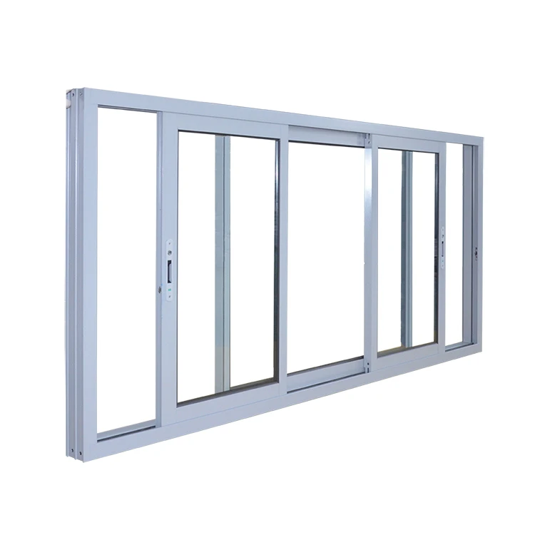 Alumínio deslizante janela e porta / 96 x 80 porta de vidro deslizante de alumínio / multi pilha portas de correr
