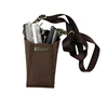 Masterlee Brand Hair Salon Scissor Bag Real Leather Hairdressing Tool Belt Bag With Waist Shoulder Belt