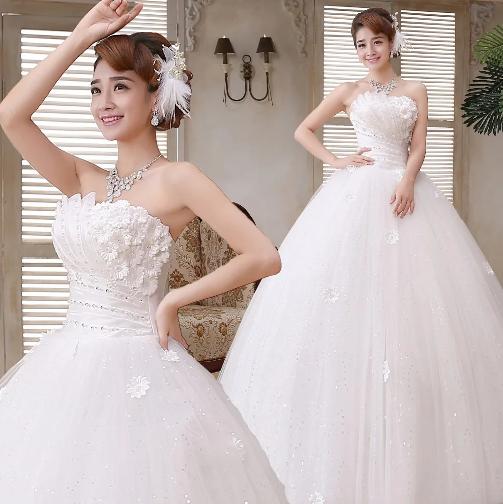 strapless wedding ball gown princess wedding dresses graceful