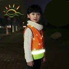 Perfect workmanship high visibility child safety vest for kids