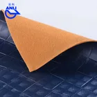 Woven pattern embossed leather material PU for car seat sofa book cover