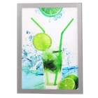 new fashion aluminum frame magnetic LED light box for airpart subway