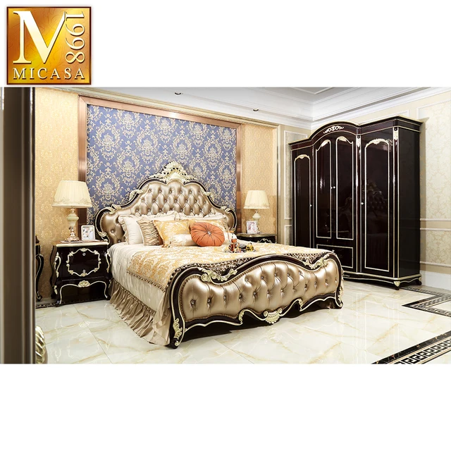 Foshan Home European Style Bed Room Set Classic Bedroom Furniture