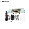 7" Mirror Dashboard Camera, Dual Lens Touch Screen Rear View Mirror Camera 1080P Front and 720P Backup Camera with G-Sensor