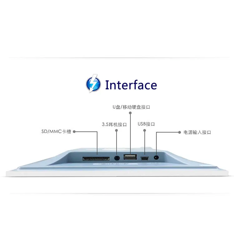 10 inch sex digital photo frame video output