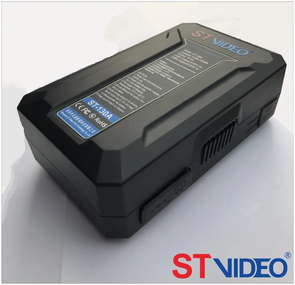 V mount camcorder battery, 14.8V 9.0Ah 130Wh digital camera battery, rechargeable li-ion battery