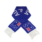 2018 world cup Custom football sports scarf Australia knitted scarf
