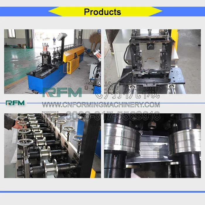 Stud and track roll forming machine, c stud of wall partition