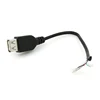 high quality custom stripped strippe charging usb a male female to bare wire open end cable