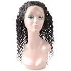 11A 100% virgin Remy 360 Lace Frontal Closure With Bundles Deep Wave Brazilian Human Hair