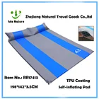 double self inflate camping mat outdoors product inflating mat sleeping pad air pad PVC coating