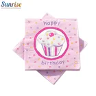 Biodegradable Recyclable Customized Party Paper Napkins Magical
