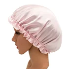 Custom 100% silk cap for sleeping silk head bonnet satin bonnet sleep cap