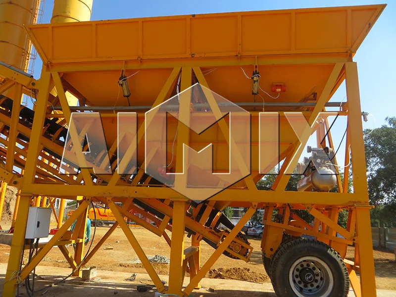 China good quaity mobile concrete batching plant YHZS50 on sale