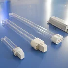 H shape G23 lamp socket uvc 185nm ozone uv germicidal bulb, ultraviolet lamp