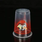 540ml PP material custom disposable food packaging drinking plastic cup